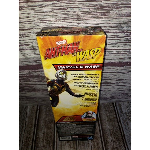 Rare Marvel's Wasp Ant-Man and The Wasp Titan Hero Series Power FX Action Figure - Picture 3 of 4